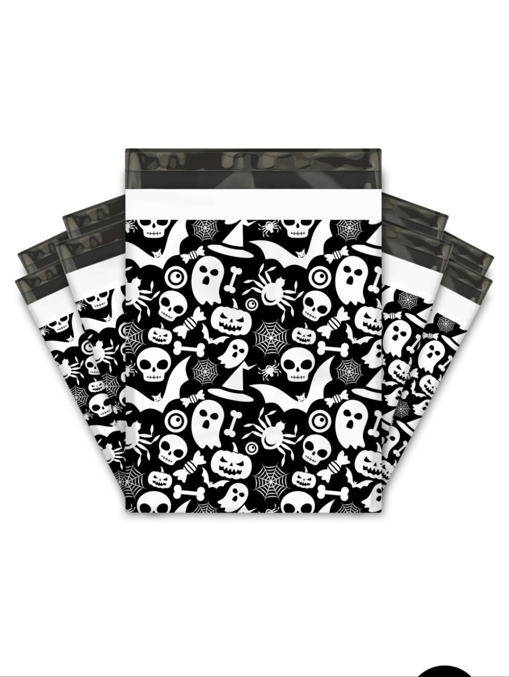 25ct, 10x13 "HALLOWEEN" POLY MAILERS
